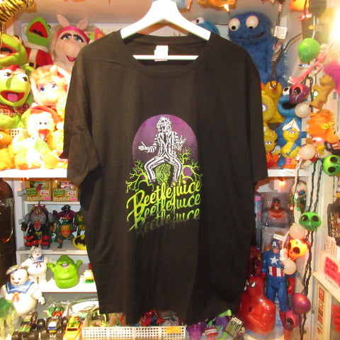 Movie BEETLJUICE★Beetlejuice★T-shirt★Men's L size★Brand new★Tim Burton★Figure★Doll★Plush toy★ 