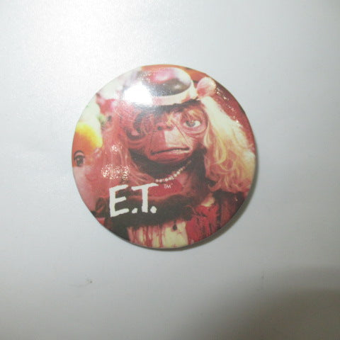 1982★80's★vintage★ET★movie ET★ET★movie ET★alien★alien★tin badge★badge★diameter approx. 5.5cm★ET cross-dressing★cross-dressing★doll★stuffed toy★figure★ 