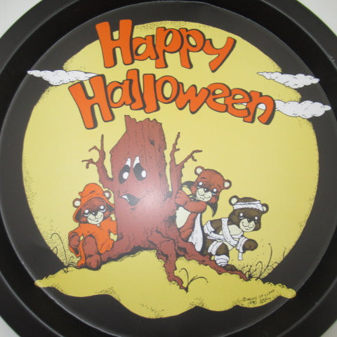 1990年★90's★vintage★ビンテージ★Halloween★ハロウィーン★bear★ベア★おぼん★tray★トレイ★約32センチ★人形★ぬいぐるみ★フィギュア★