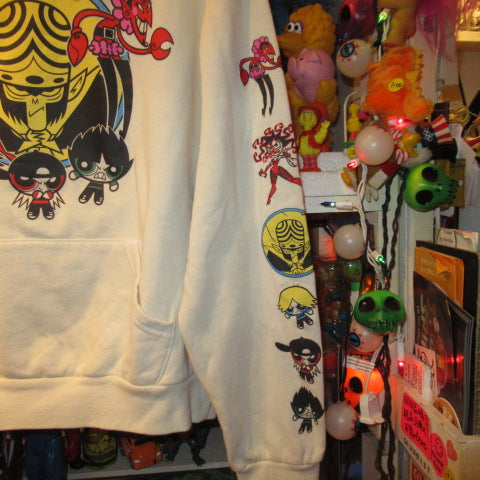 Used★POWER PUFF GiRLS★パワーパフガールズ★パワパフ★ブロッサム★バブルス★バターカップ★悪役★モジョ・ジョジョ★カレ★sweat shirt★スウェット★Parker★パーカー★人形★フィギュア★ぬいぐるみ★