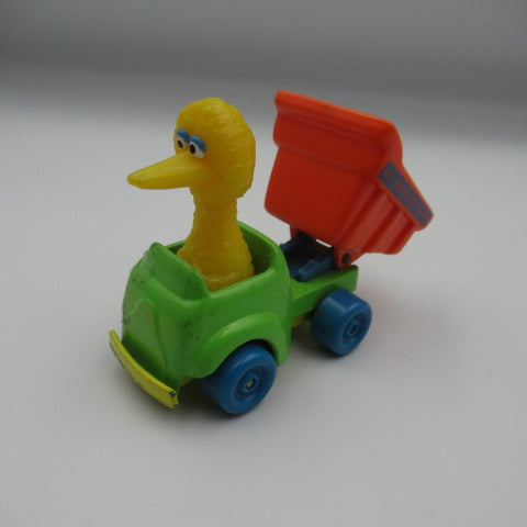 1982★80's★vintage★SESAMESTREET★Sesame Street★Sesame★Bigbird★minicar★garbage truck★doll★figure★plush toy★ 