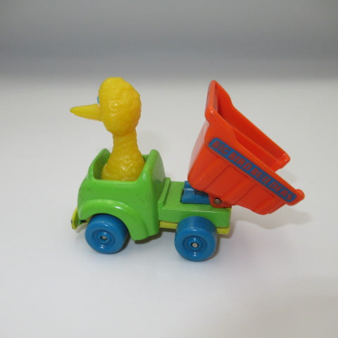 1982★80's★vintage★SESAMESTREET★Sesame Street★Sesame★Bigbird★minicar★garbage truck★doll★figure★plush toy★ 