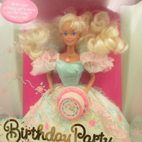 1992年★90's★vintage★ビンテージ★MATTEL★マテル★Barbie★バービー★birthday barbie★バースデーバービー★dress★ドレス★約28センチ★