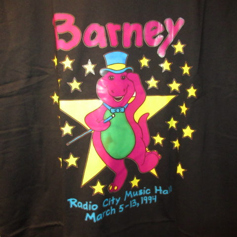 Barney★バーニー★恐竜★Tシャツ★人形★フィギュア★ぬいぐるみ★ブラック★Lサイズ★