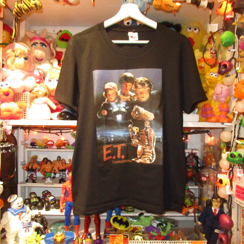 ET★ET★Movie ET★Elliot★T-shirt★T-shirt★black★Black★XL size★ 