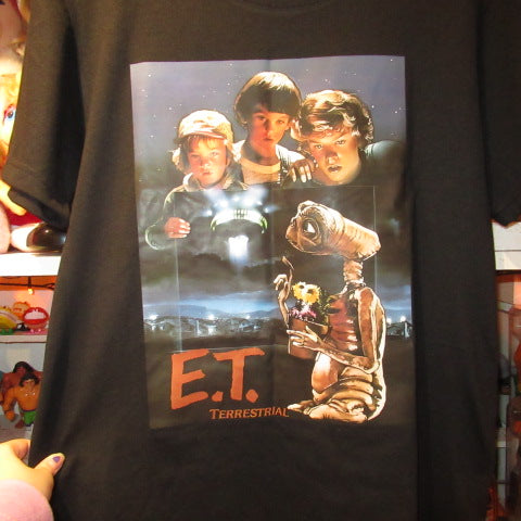 E.T.★エーティー★映画E.T.★エリオット★Tshirt★Tシャツ★black★ブラック★XLサイズ★