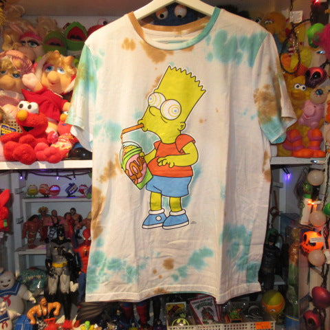 The Simpsons★シンプソンズ★Bart★バート★タイダイ★タイダイ柄★Used★Tshirt★Tシャツ★Tee★blue★ブルー★Lサイズ★人形★ぬいぐるみ★フィギュア★