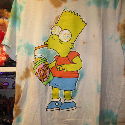 The Simpsons★シンプソンズ★Bart★バート★タイダイ★タイダイ柄★Used★Tshirt★Tシャツ★Tee★blue★ブルー★Lサイズ★人形★ぬいぐるみ★フィギュア★