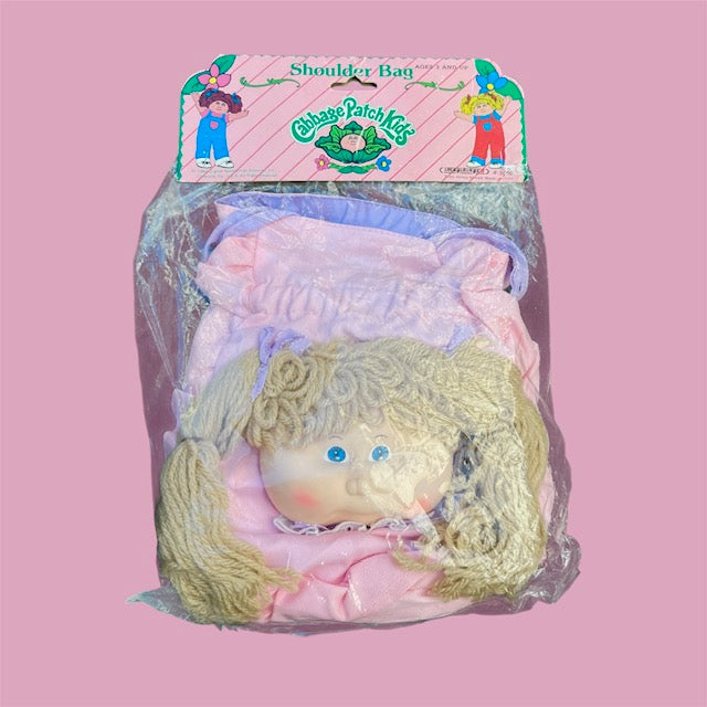 80's★Cabbage Patch Kids★キャベツ人形★巾着バッグ★Bag★フィギュア★人形★ぬいぐるみ★pink★ピンク★Dead Stock★デッドストック★