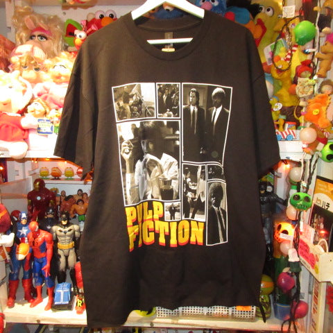 PULPFICTION★パルプフィクション★Tシャツ★ユマ・サーマン★ジョン・トラボルタ★Men’s★XLサイズ★新品★タランティーノ★フィギュア★人形★ぬいぐるみ★