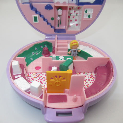 90's★Polly Pocket★ポーリーポケット★ラベンダー★丸★人形★フィギュア★ぬいぐるみ★コンパクト★ままごと★ドールハウス★