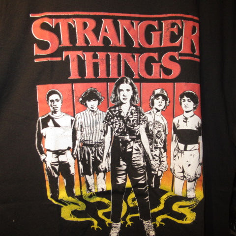 STRANGER THINGS★ストレンジャーシングス★Netflix★Tシャツ★Men’s★XLサイズ★ブラック★新品★イレブン★マイク★ダスティン★フィギュア★人形★ぬいぐるみ★