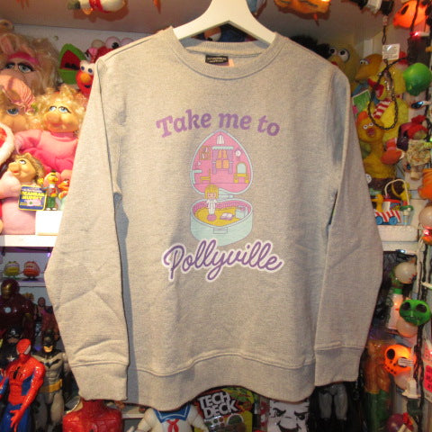 Polly Pocket★ポーリーポケット★SWEAT SHIRTS★スウェット★トレーナー★Lady’s★Lサイズ★ライトグレー★新品★フィギュア★人形★ぬいぐるみ★