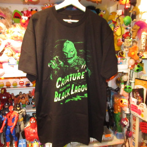 CREACURE FROM THE BLACK LAGOON★半魚人★Tシャツ★ホラー★ユニバーサルスタジオ★ユニバーサルモンスター★クリーチャー★Men’s★XLサイズ★ブラック★新品★フィギュア★人形★ぬいぐるみ★