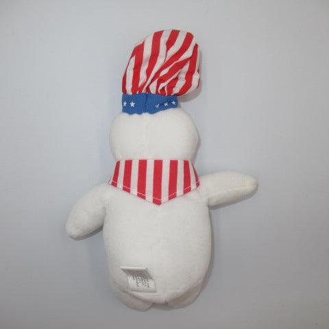 2008年★Pillsbury★Doughboy★ドゥボーイ★advertising★アドバタイジング★企業物★Plush★talking★トーキング★ビーニー★ビーニー人形★人形★フィギュア★ぬいぐるみ★小麦粉★パン★border★ボーダー★red★赤★