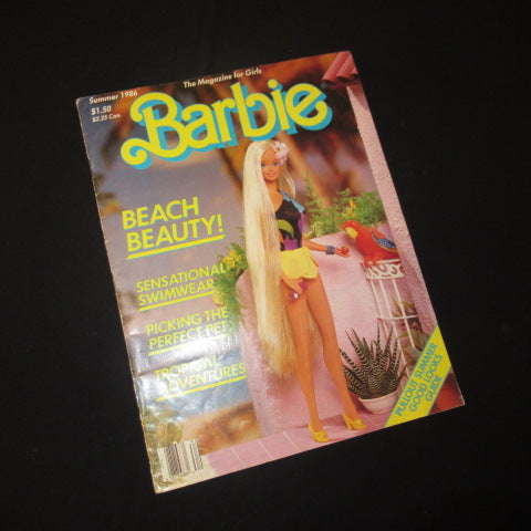 80's★1986年★ビンテージ★Barbie★バービー★The Magazine For Girls★本★マガジン★雑誌★フィギュア★人形★ぬいぐるみ★G★