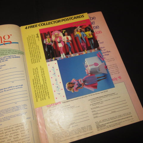 80's★1986年★ビンテージ★Barbie★バービー★The Magazine For Girls★本★マガジン★雑誌★フィギュア★人形★ぬいぐるみ★G★