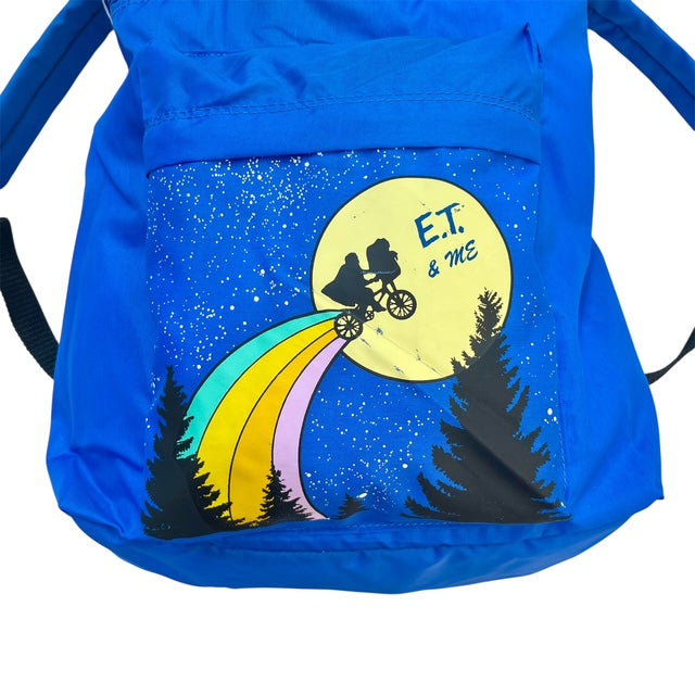 Dead Stock！80's★E.T.★映画★イーティー★Back Pack★バックパック★リュック★人形★フィギュア★ぬいぐるみ★ビンテージ★デッドストック★ブルー★