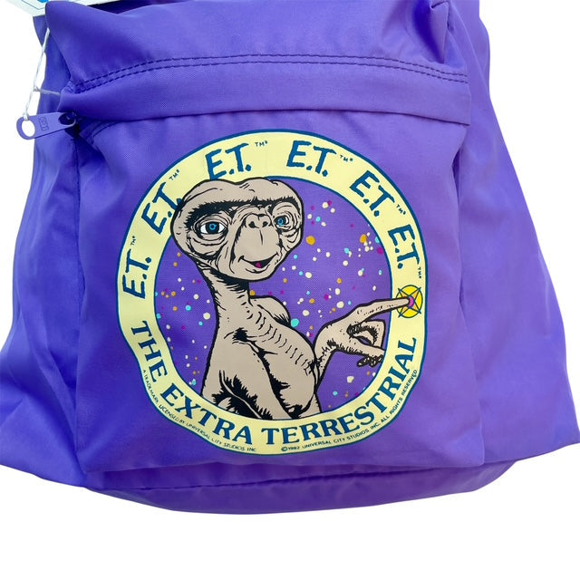 Dead Stock！80's★E.T.★映画★イーティー★Back Pack★バックパック★リュック★人形★フィギュア★ぬいぐるみ★ビンテージ★デッドストック★パープル★