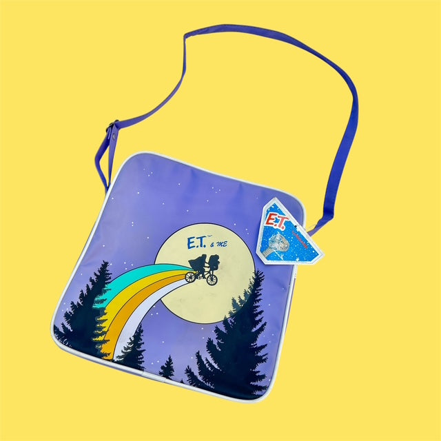 1982年★80's★E.T.★映画★イーティー★ショルダーバッグ★Bag★人形★フィギュア★ぬいぐるみ★ビンテージ★パープル★デッドストック★