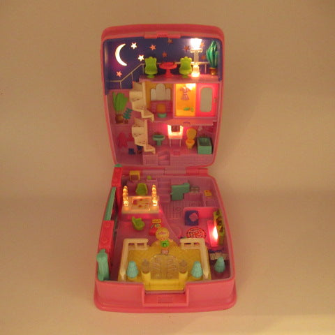 ライトアップ！1994年★90's★Polly Pocket★ポーリーポケット★Polly's Candy Party★プレゼント★人形★ぬいぐるみ★フィギュア★コンパクト★ビンテージ★ピンク★リボン★