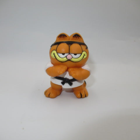 1981年★80's★GARFIELD★ガーフィールド★PVC★人形★フィギュア★ぬいぐるみ★ビンテージ★空手★