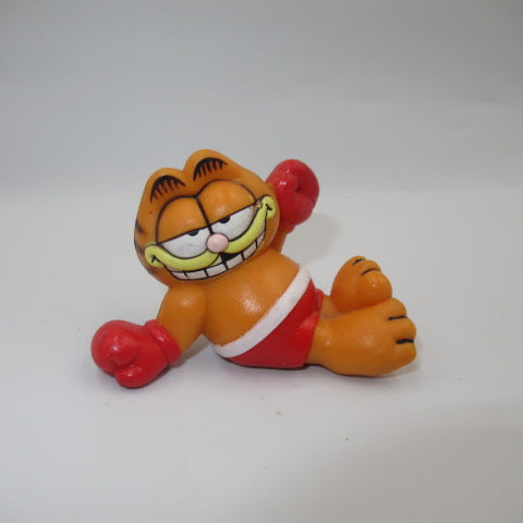 1981年★80's★GARFIELD★ガーフィールド★PVC★人形★フィギュア★ぬいぐるみ★ビンテージ★ボクシング★