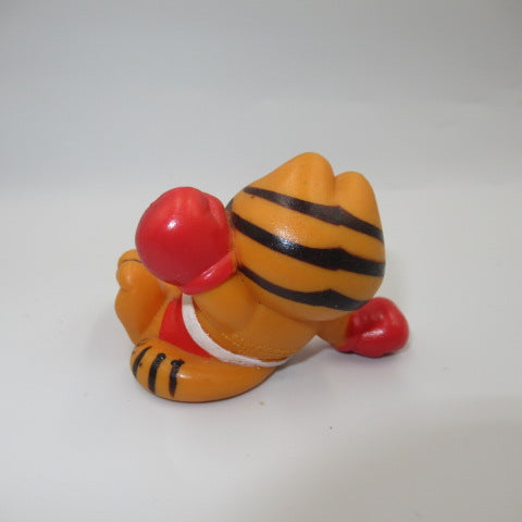 1981 ★ 80's ★ GARFIELD ★ Garfield ★ PVC ★ Doll ★ Figure ★ Plush ★ Vintage ★ Boxing ★ 