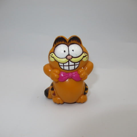 1981年★80's★GARFIELD★ガーフィールド★PVC★人形★フィギュア★ぬいぐるみ★ビンテージ★蝶ネクタイ★