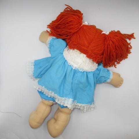 80's★Cabbage Patch Doll★Cabbage Patch Kids★Girl★Blue★Dress-up Dress★Red Hair★Pigtails★Baby★Baby★Dress-up Doll★Figure★Doll★Stuffed Animal★ 