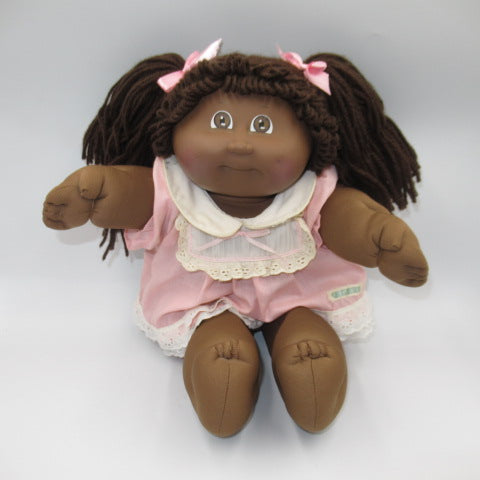 80's★Cabbage Patch Doll★Cabbage Patch Kids★Girl★Pink★Dress-up Dress★Brown Hair★Pigtails★Baby★Baby★Dress-up Doll★Figure★Doll★Stuffed Animal★ 