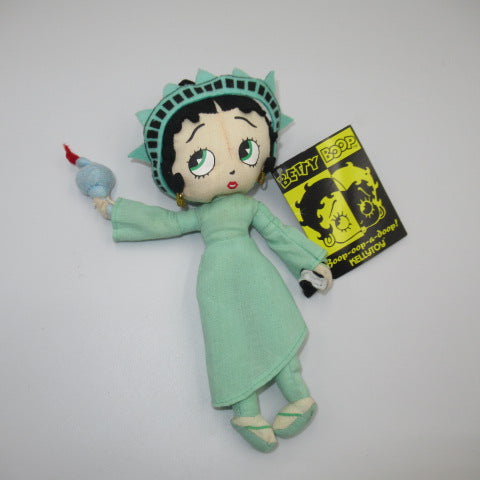 2004 ★ BETTY BOOP ★ Betty Boop ★ KELLYTOY ★ Statue of Liberty ★ Plush ★ Stuffed Animal ★ Figure ★ 