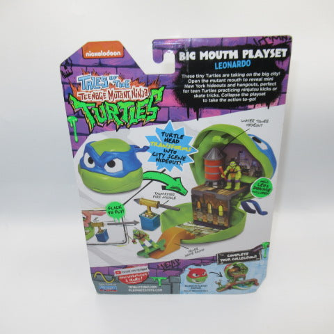 2025年★TEENAGE MUTANT NINJA TURTLES★ニンジャータートルズ★BIG MOUTH PLAYSET★プレイセット★ポーリーポケット★ミニチュア★コンパクト★人形★フィギュア★ぬいぐるみ★レオナルド★