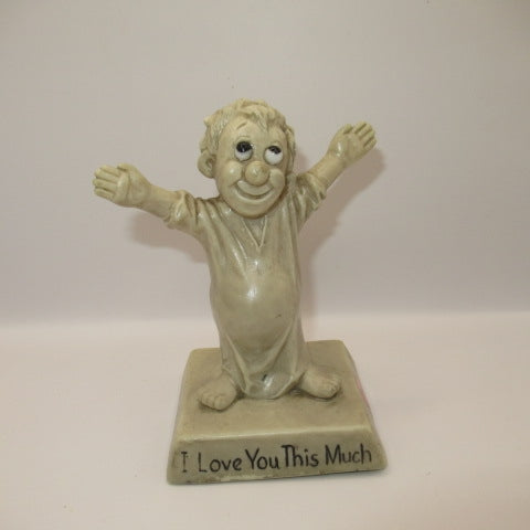 70's ★ Vintage ★ Message Doll ★ Message Doll ★ Hippie ★ Hippie ★ I Love You This Much ★ Approx. 13cm ★ Figure ★ Doll ★ Plush Toy ★ 