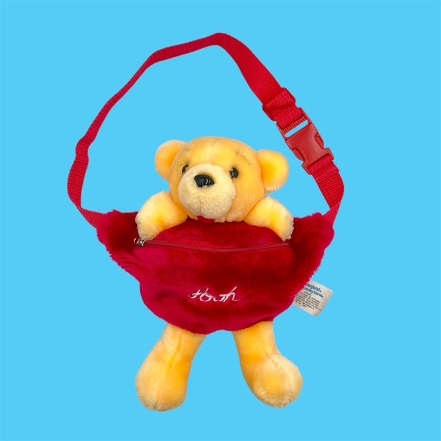 Vintage★Winnie the Pooh★Winnie the Pooh★Fan Pouch★Bag★Figure★Doll★Stuffed Animal★Vintage★ 