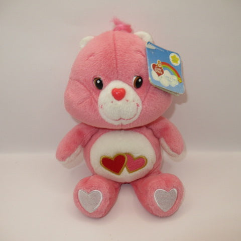 2003 ★ CareBears ★ Care Bear ★ lovealotbear ★ Plush ★ Beanie ★ Approx. 21cm ★ heart ★ pink ★ figure ★ doll ★ stuffed animal ★ 