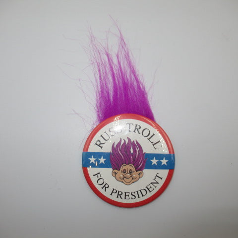 90's★Russ Trolls★Troll★Troll★Badge★Badge★Doll★Figure★Plush★FOR PRESIDENT★Purple★ 
