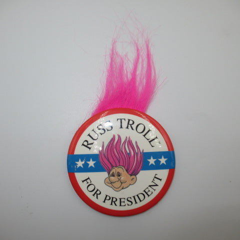 90's★Russ Trolls★Troll★Troll★Badge★Badge★Doll★Figure★Plush★FOR PRESIDENT★Pink★ 