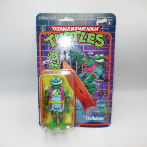 2020年★TEENAGE MUTANT NINJA TURTLES★ニンジャタートルズ★ミケランジェロ★人形★フィギュア★ぬいぐるみ★ReAction Figures★SEWER SURFER MIKE★