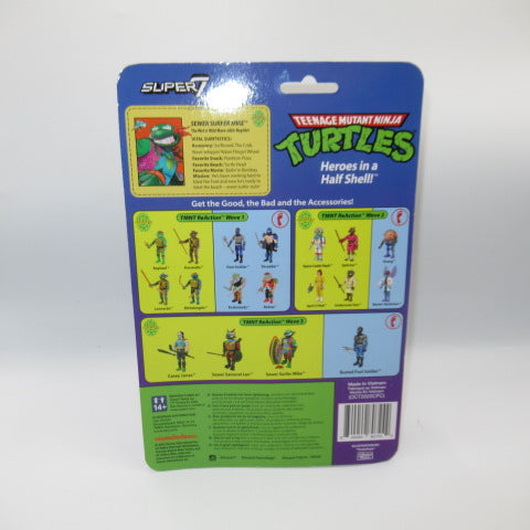 2020年★TEENAGE MUTANT NINJA TURTLES★ニンジャタートルズ★ミケランジェロ★人形★フィギュア★ぬいぐるみ★ReAction Figures★SEWER SURFER MIKE★