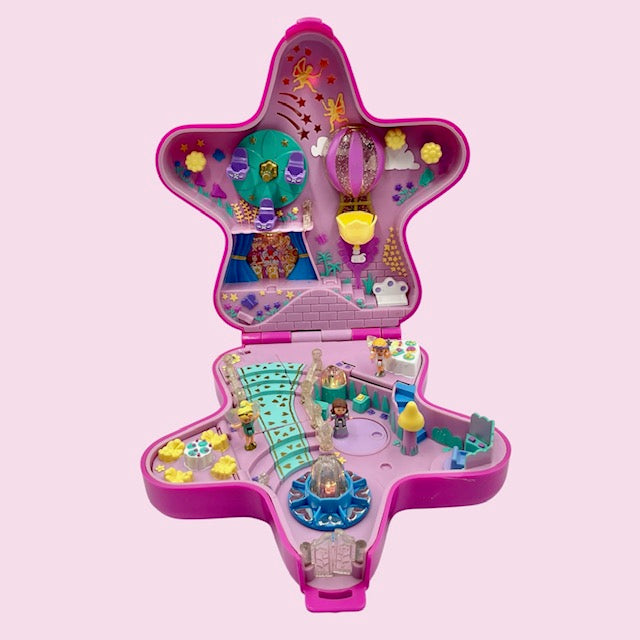 完品！90's★1993年★Polly Pocket★ポーリーポケット★Fairylight Wonderland★星の遊園地★人形★フィギュア★コンパクト★ビンテージ★ライトアップ★