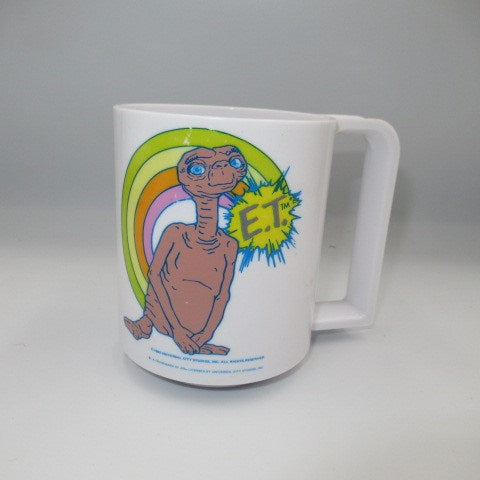 80's★1982★ET★Plastic Cup★cup★Glass★White★Vintage★Figure★Doll★Stuffed Toy★ 
