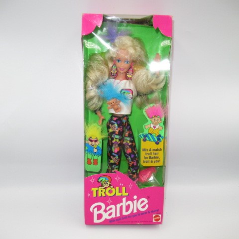 90’s★1992年★Barbie★バービー★TROLL Barbie★トロールバービー★トロール人形付き★フィギュア★人形★ぬいぐるみ★