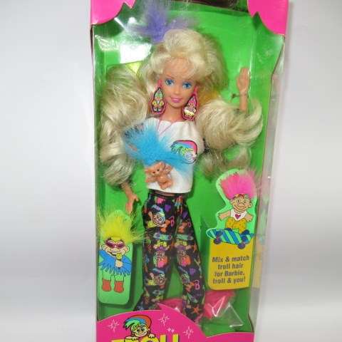 90’s★1992年★Barbie★バービー★TROLL Barbie★トロールバービー★トロール人形付き★フィギュア★人形★ぬいぐるみ★