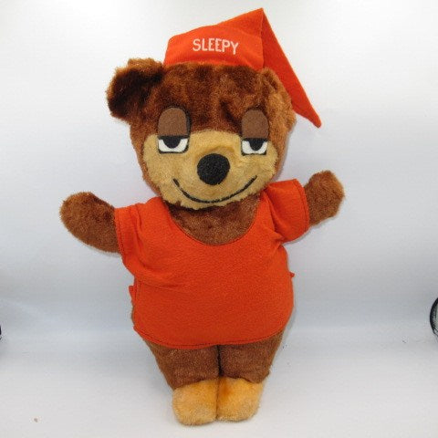 Rare! 60's Travelodge Sleepy Bear Bear MOTEL Corporate Figure Doll Plush Toy 