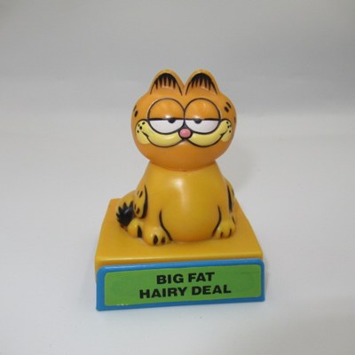 1981 ★ 80's ★ GARFIELD ★ Garfield ★ Message Doll ★ Doll ★ Figure ★ Plush Toy ★ Vintage ★ BIG FAT HAIRY DEAL ★ 