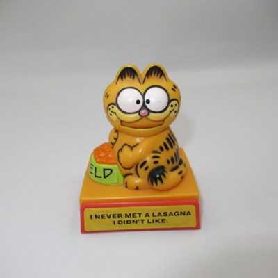 1981 ★ 80's ★ GARFIELD ★ Garfield ★ Message Doll ★ Doll ★ Figure ★ Plush Toy ★ Vintage ★ I NEVER MET A LASAGNA. I DIDN'T LIKE. ★ 
