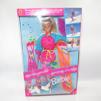 90's★1994★Barbie★Barbie★WINTER SPORT SPORTS D'HIVER Barbie★Skiing★Doll★Figure★Plushie★Vintage★doll★doll★ 
