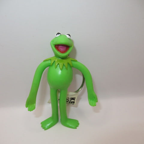 1996★90's★Muppets★Muppet Show★KERMIT★Kermit★Keychain★Figure Keychain★Bendable★Figure★Doll★Plush Toy★ 