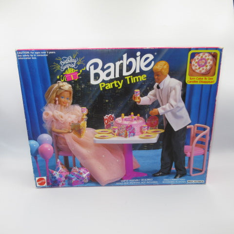 Rare! 1992 ★ 90's ★ Barbie ★ Barbie ★ Barbie Party Time ★ Party Time ★ Playset ★ Birthday ★ Birthday ★ Doll ★ Figure ★ Plush ★ Vintage ★ Deadstock ★ 